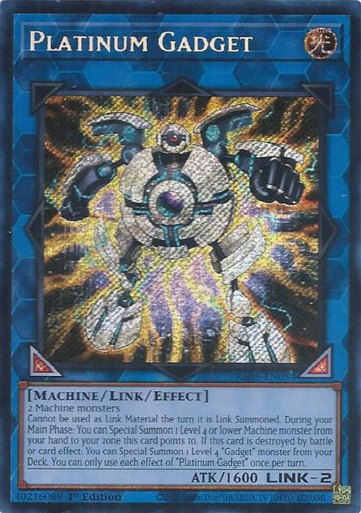 Platinum Gadget (Secret Rare) [RA05-EN054] Secret Rare | Exor Games Dartmouth