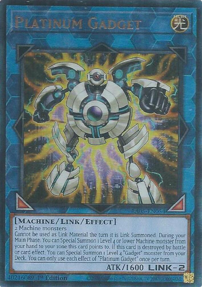 Platinum Gadget (Ultimate Rare) [RA05-EN054] Ultimate Rare | Exor Games Dartmouth