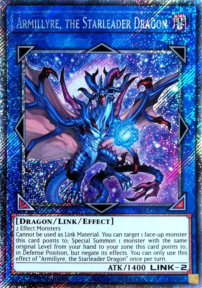 Armillyre, the Starleader Dragon (Platinum Secret Rare) [RA05-EN055] Platinum Secret Rare | Exor Games Dartmouth
