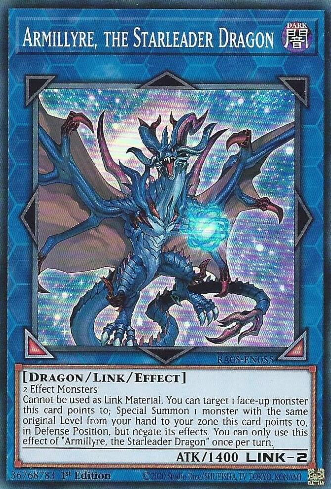 Armillyre, the Starleader Dragon [RA05-EN055] Super Rare | Exor Games Dartmouth