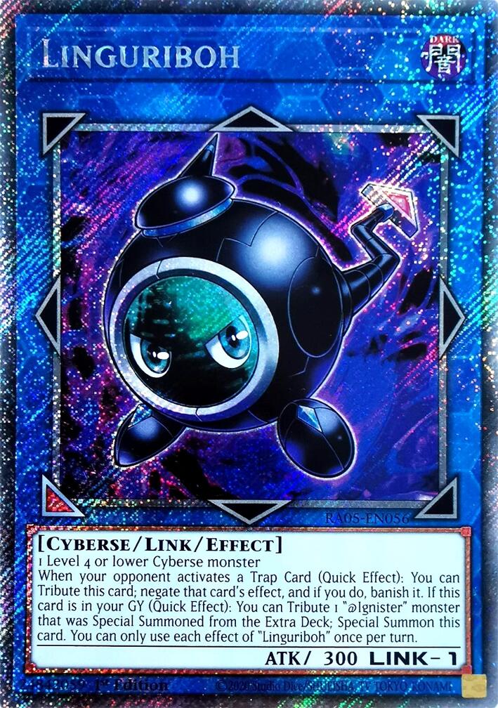Linguriboh (Platinum Secret Rare) [RA05-EN056] Platinum Secret Rare | Exor Games Dartmouth