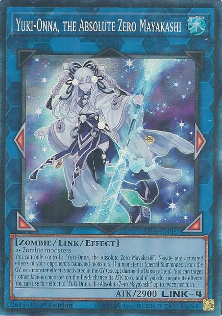 Yuki-Onna, the Absolute Zero Mayakashi (Collector's Rare) [RA05-EN057] Collector's Rare | Exor Games Dartmouth