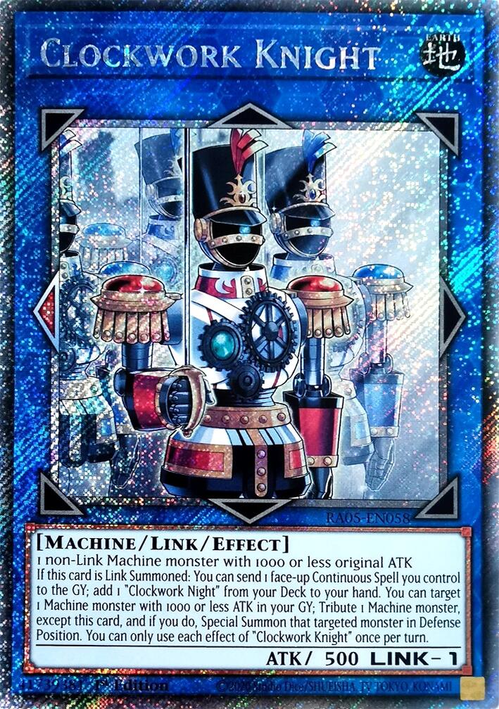 Clockwork Knight (Platinum Secret Rare) [RA05-EN058] Platinum Secret Rare | Exor Games Dartmouth