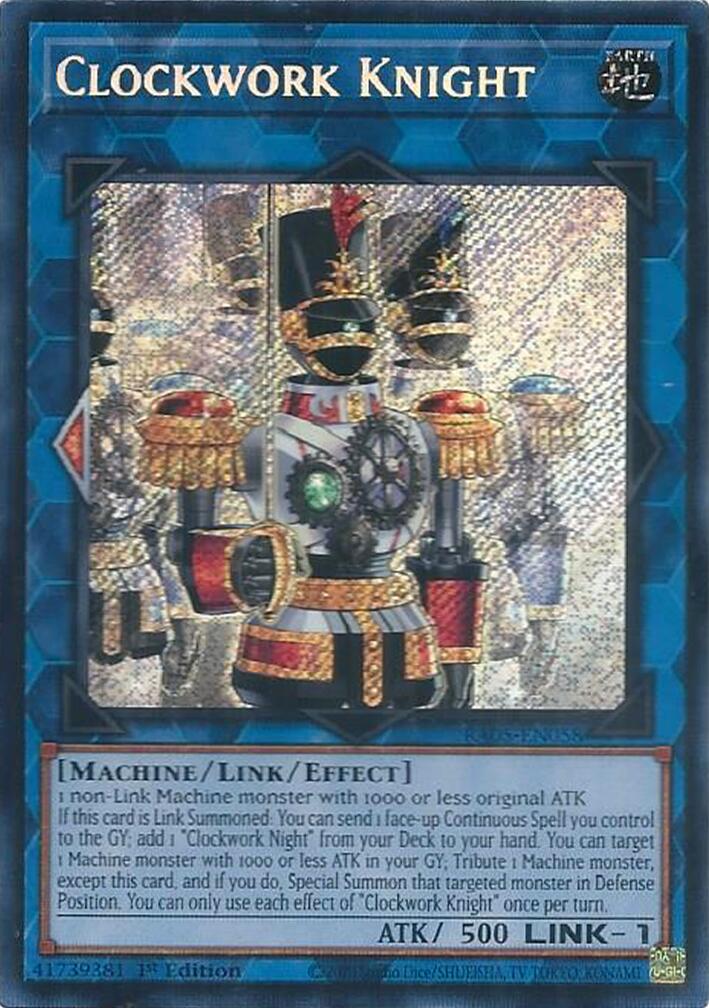 Clockwork Knight (Secret Rare) [RA05-EN058] Secret Rare | Exor Games Dartmouth