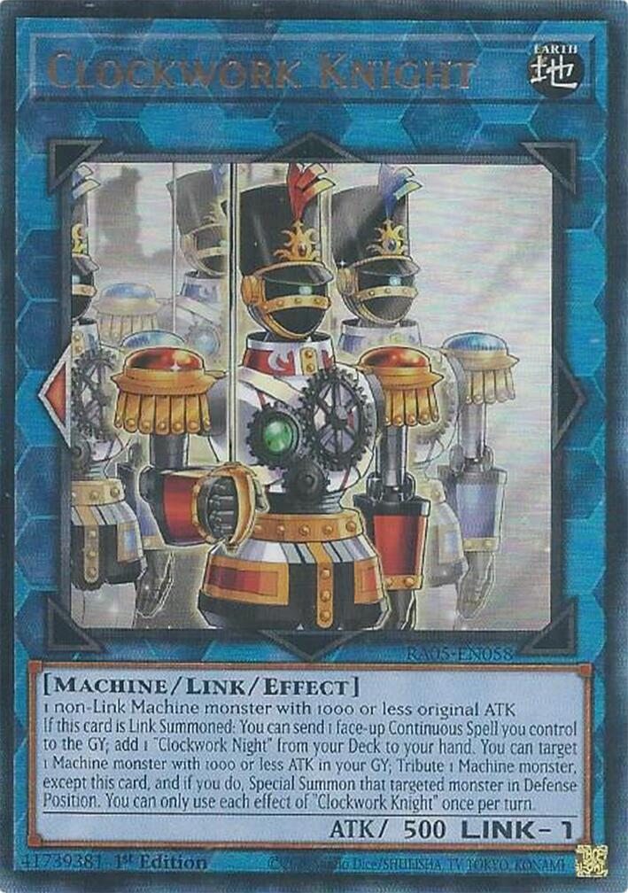 Clockwork Knight (Ultimate Rare) [RA05-EN058] Ultimate Rare | Exor Games Dartmouth
