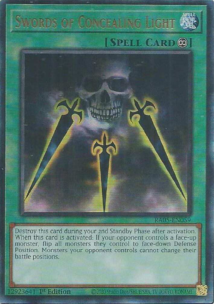 Swords of Concealing Light (Ultimate Rare) [RA05-EN059] Ultimate Rare | Exor Games Dartmouth