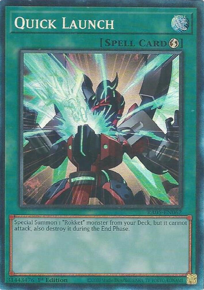 Quick Launch (Collector's Rare) [RA05-EN062] Collector's Rare | Exor Games Dartmouth