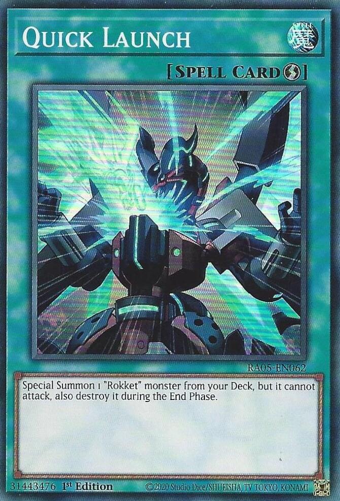 Quick Launch [RA05-EN062] Super Rare | Exor Games Dartmouth