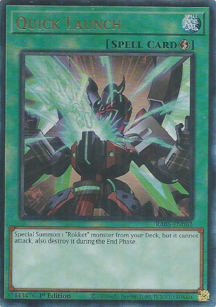Quick Launch (Ultimate Rare) [RA05-EN062] Ultimate Rare | Exor Games Dartmouth