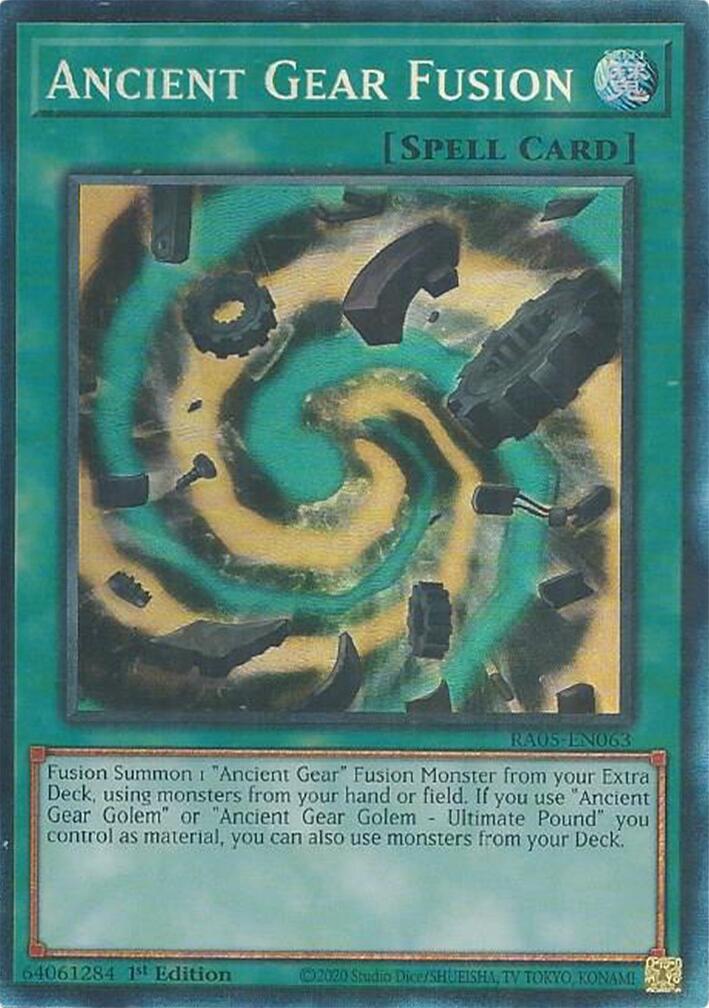Ancient Gear Fusion (Collector's Rare) [RA05-EN063] Collector's Rare | Exor Games Dartmouth