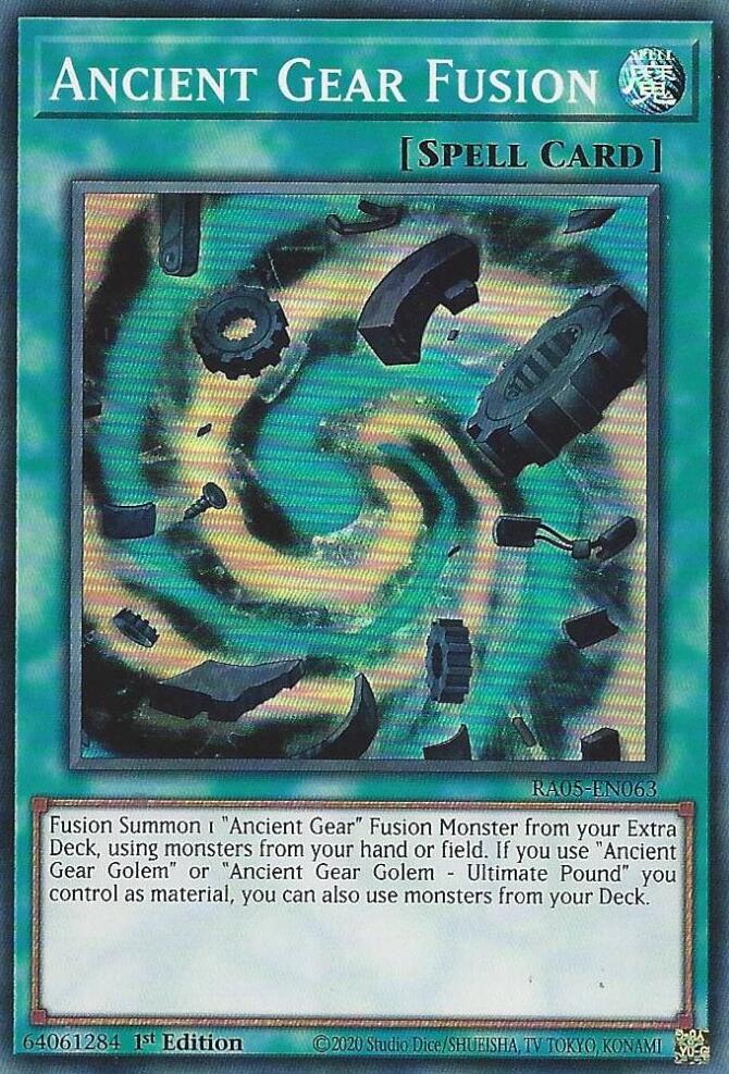 Ancient Gear Fusion [RA05-EN063] Super Rare | Exor Games Dartmouth