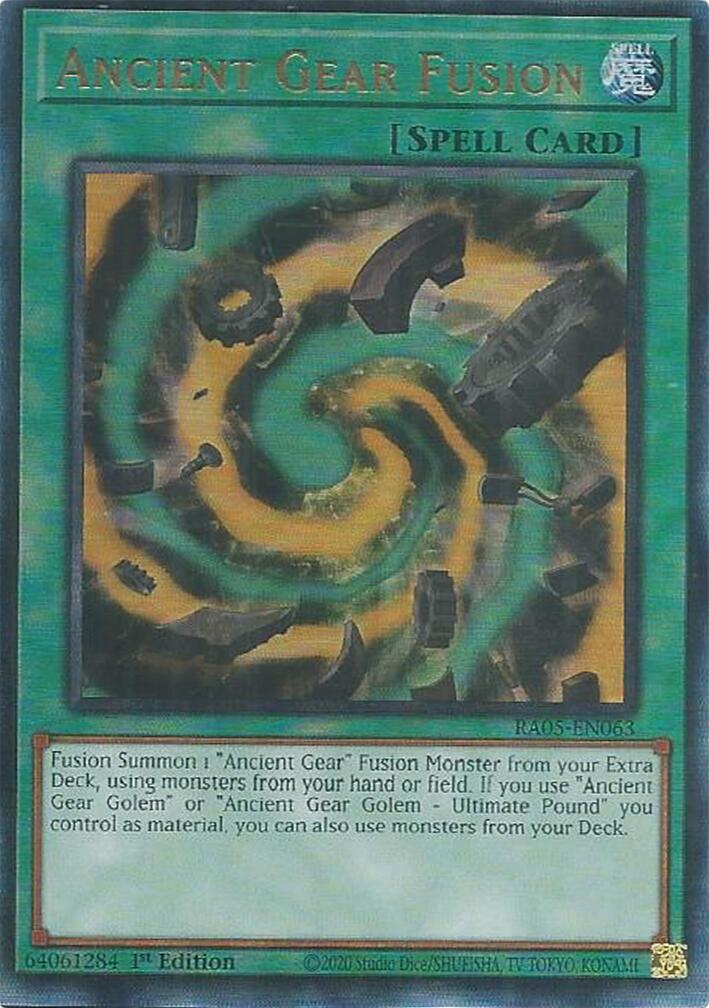 Ancient Gear Fusion (Ultimate Rare) [RA05-EN063] Ultimate Rare | Exor Games Dartmouth