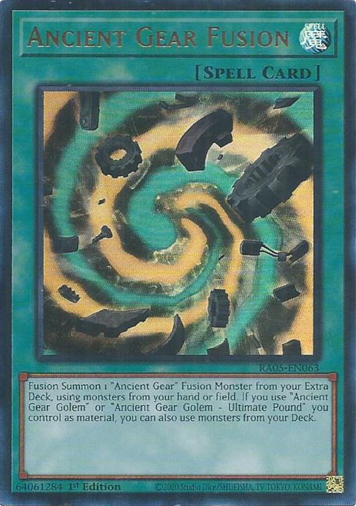Ancient Gear Fusion (Ultra Rare) [RA05-EN063] Ultra Rare | Exor Games Dartmouth