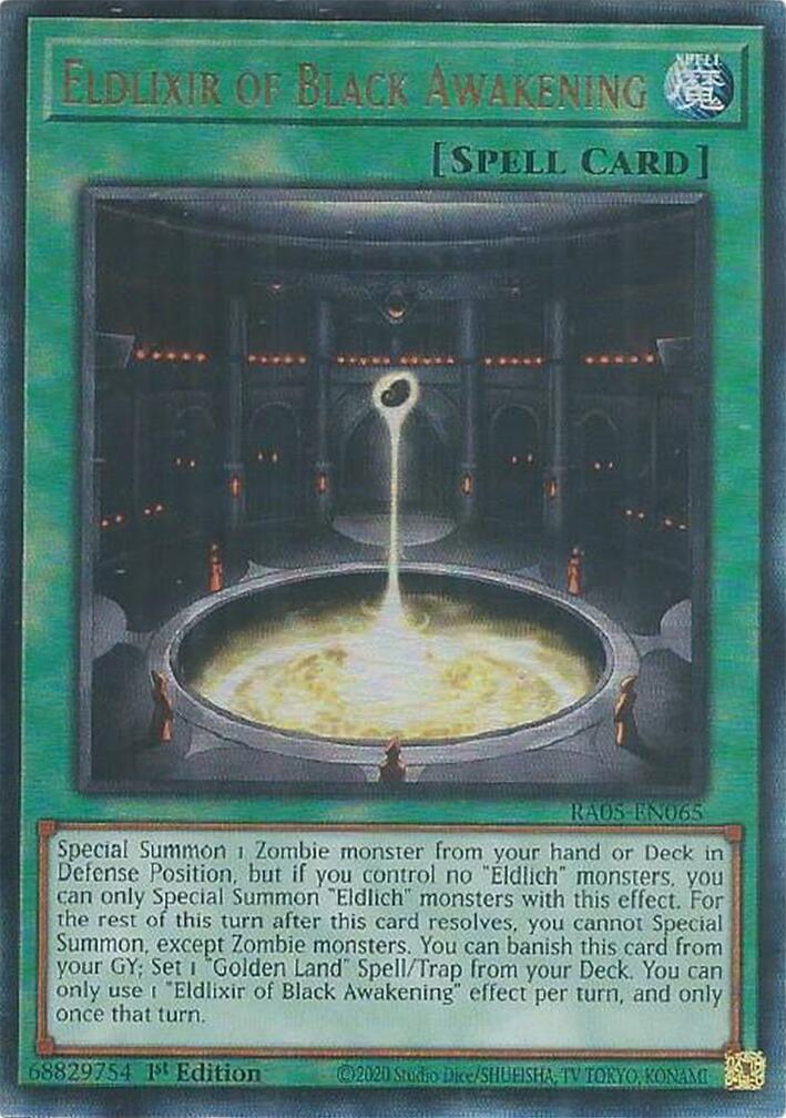 Eldlixir of Black Awakening (Ultimate Rare) [RA05-EN065] Ultimate Rare | Exor Games Dartmouth