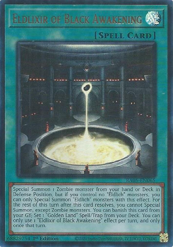Eldlixir of Black Awakening (Ultra Rare) [RA05-EN065] Ultra Rare | Exor Games Dartmouth