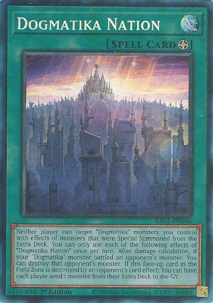 Dogmatika Nation (Collector's Rare) [RA05-EN066] Collector's Rare | Exor Games Dartmouth