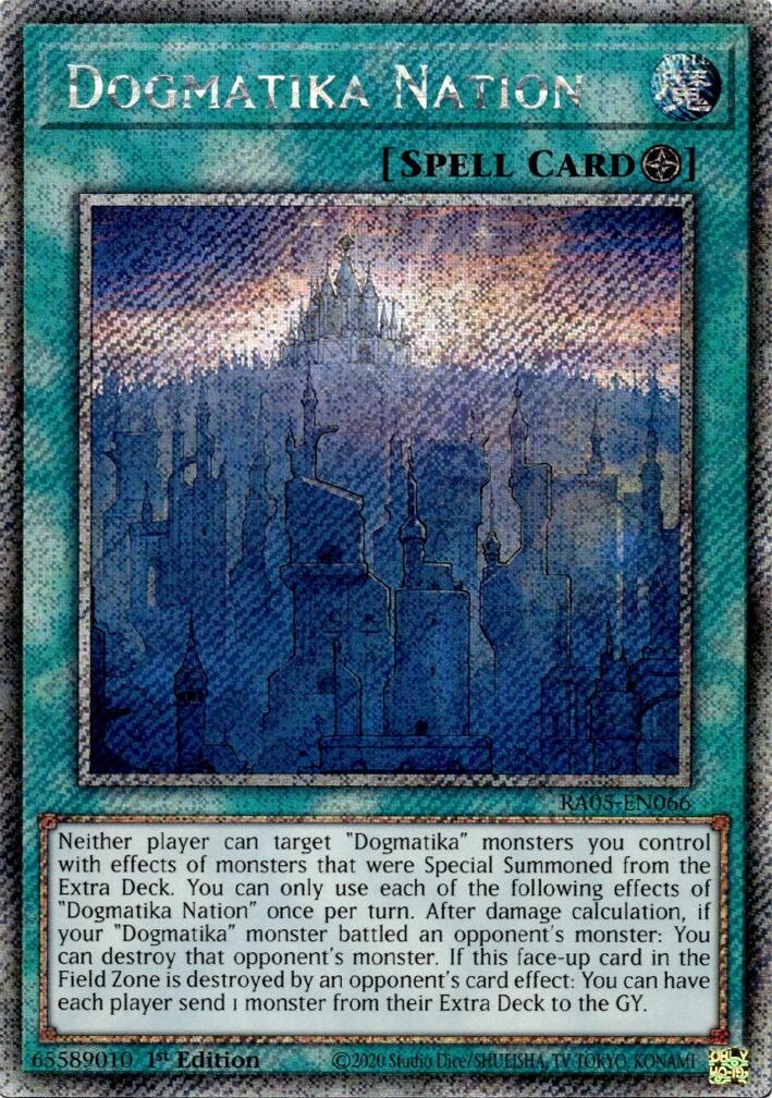 Dogmatika Nation (Platinum Secret Rare) [RA05-EN066] Platinum Secret Rare | Exor Games Dartmouth