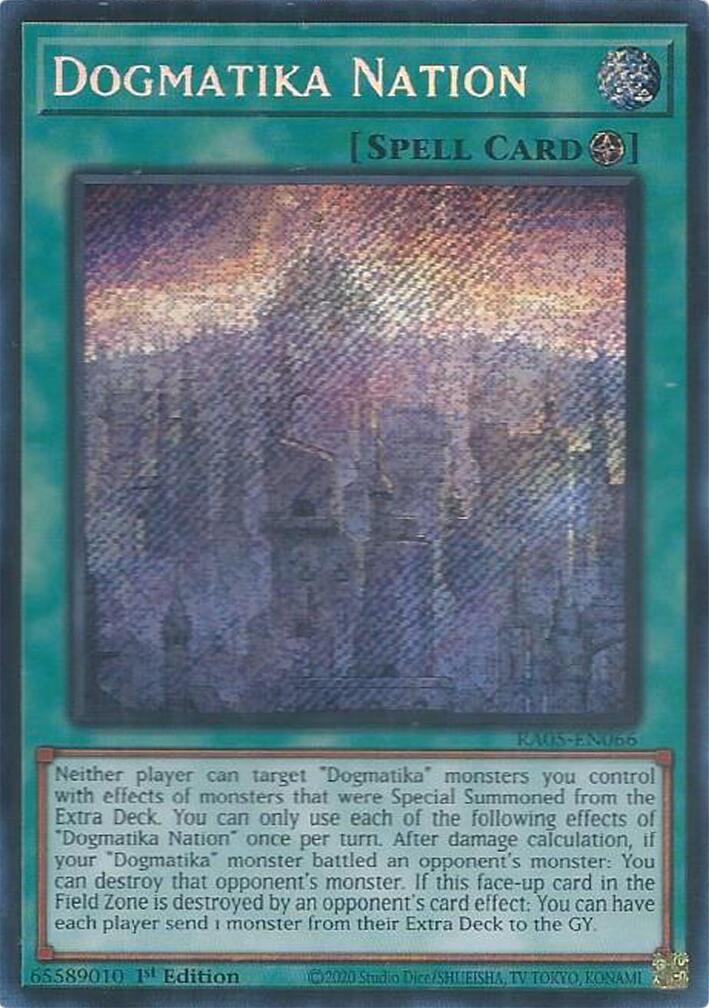 Dogmatika Nation (Secret Rare) [RA05-EN066] Secret Rare | Exor Games Dartmouth