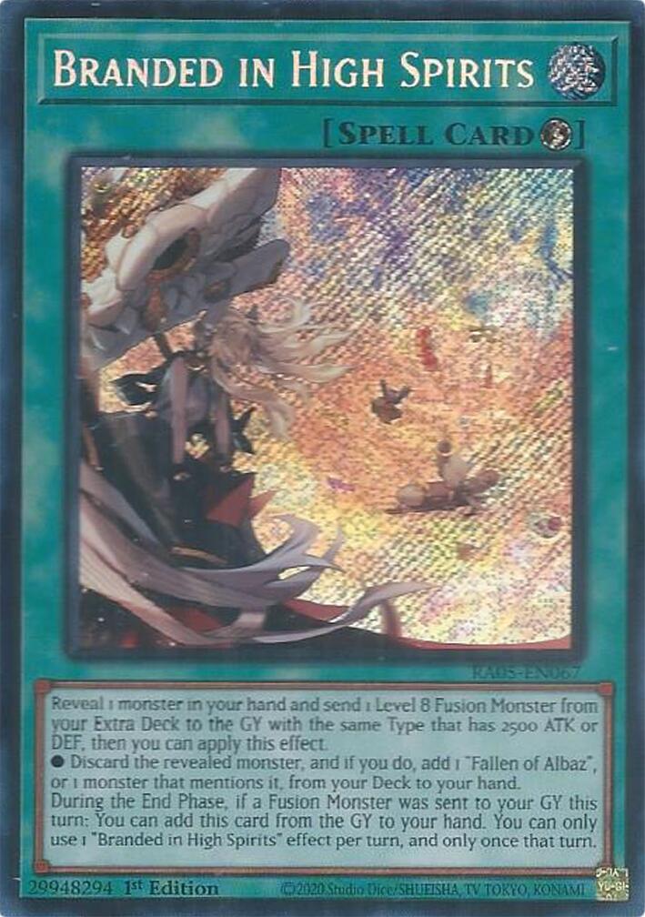 Branded in High Spirits (Secret Rare) [RA05-EN067] Secret Rare | Exor Games Dartmouth
