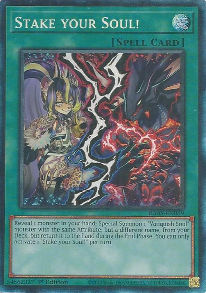 Stake your Soul! (Collector's Rare) [RA05-EN069] Collector's Rare | Exor Games Dartmouth