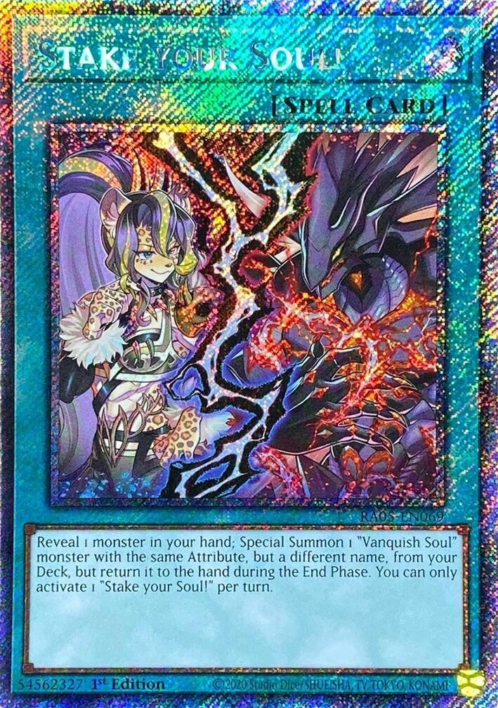 Stake your Soul! (Platinum Secret Rare) [RA05-EN069] Platinum Secret Rare | Exor Games Dartmouth