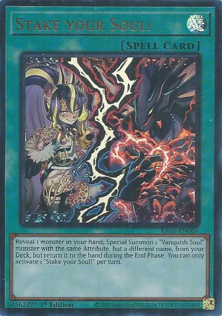 Stake your Soul! (Ultra Rare) [RA05-EN069] Ultra Rare | Exor Games Dartmouth