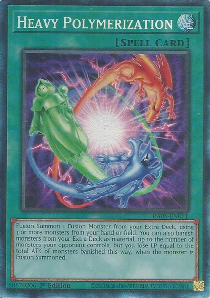 Heavy Polymerization (Collector's Rare) [RA05-EN071] Collector's Rare | Exor Games Dartmouth