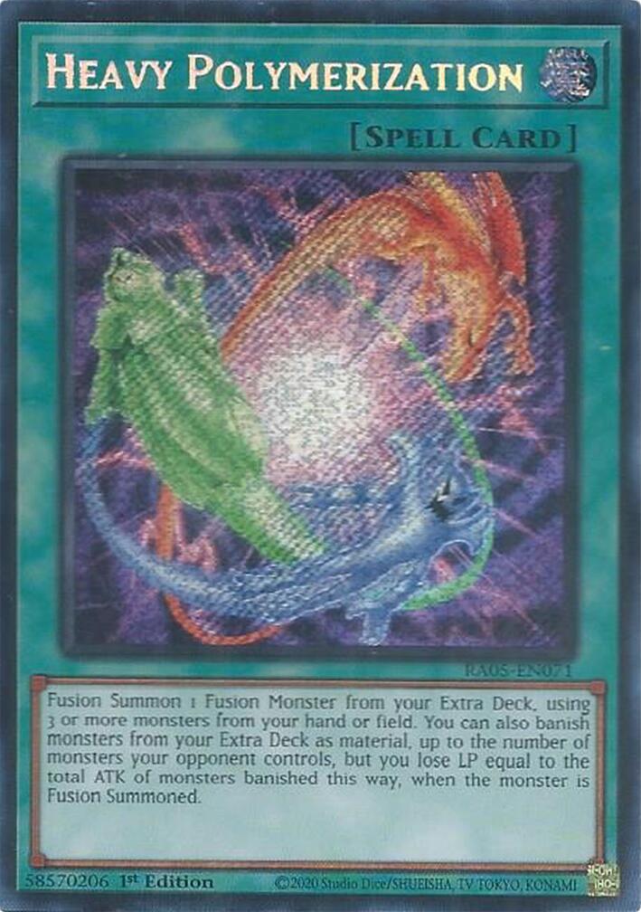 Heavy Polymerization (Secret Rare) [RA05-EN071] Secret Rare | Exor Games Dartmouth
