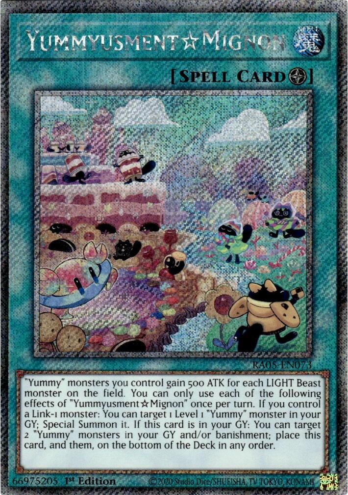 YummyusmentAcroquey (Platinum Secret Rare) [RA05-EN073] Platinum Secret Rare | Exor Games Dartmouth