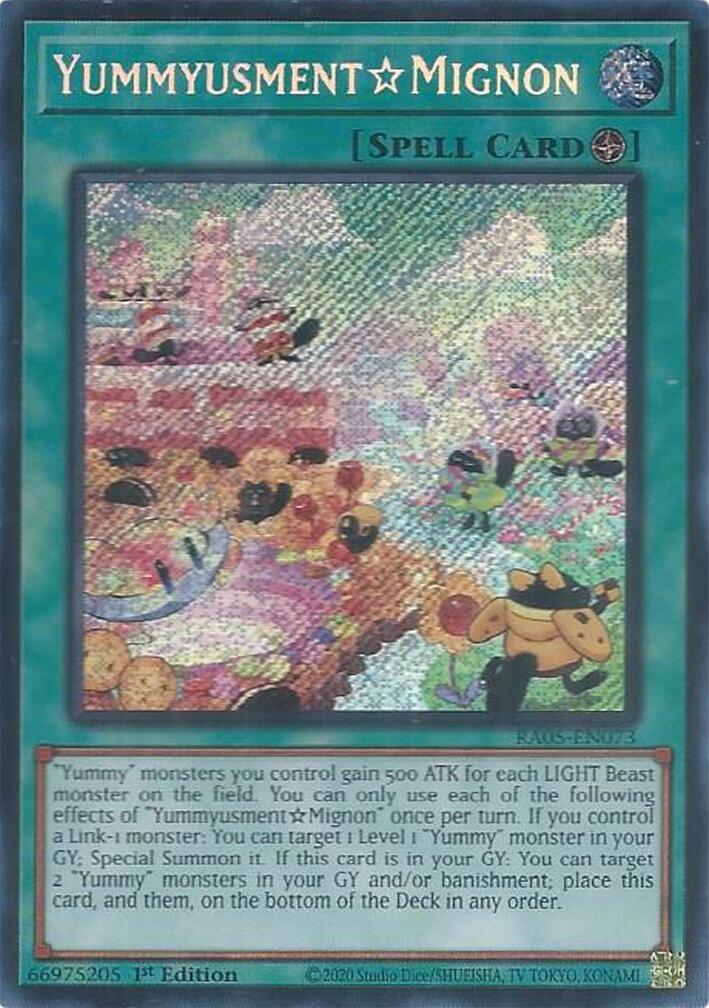 YummyusmentAcroquey (Secret Rare) [RA05-EN073] Secret Rare | Exor Games Dartmouth