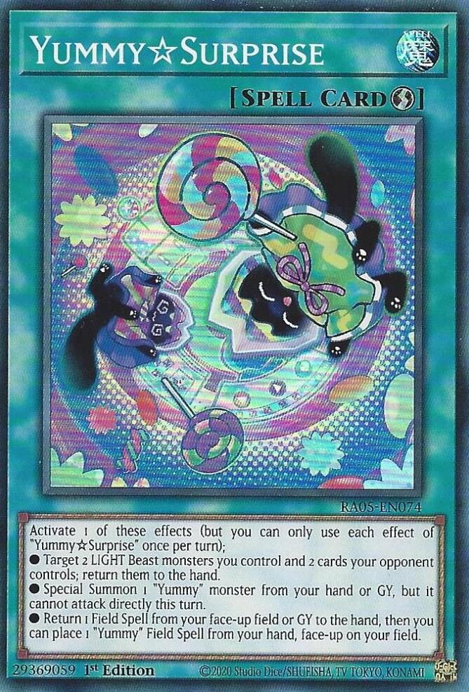 YummySurprise [RA05-EN074] Super Rare | Exor Games Dartmouth