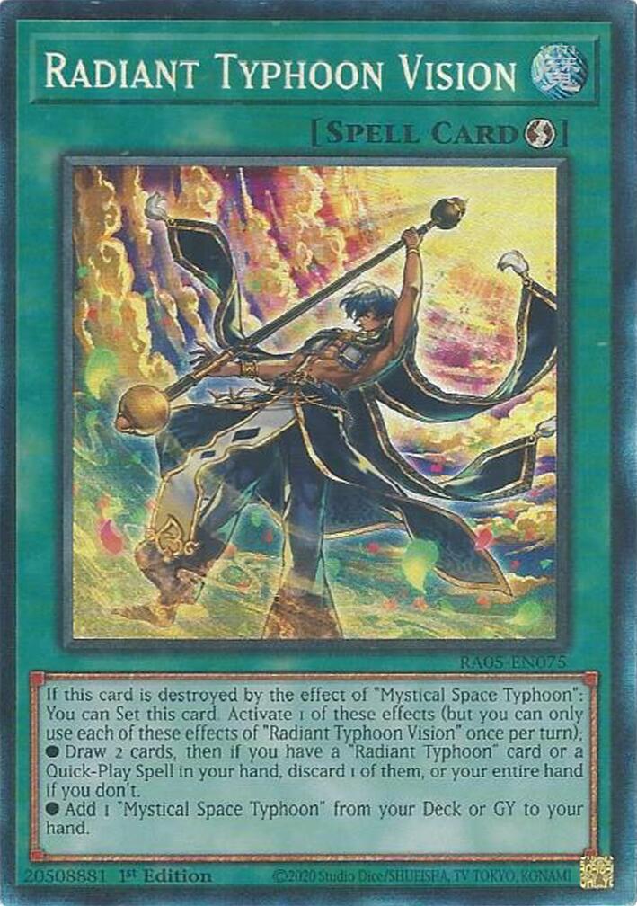 Radiant Typhoon Vision (Collector's Rare) [RA05-EN075] Collector's Rare | Exor Games Dartmouth