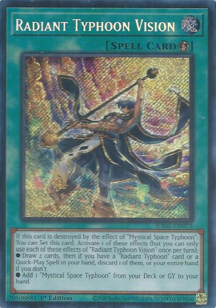 Radiant Typhoon Vision (Secret Rare) [RA05-EN075] Secret Rare | Exor Games Dartmouth