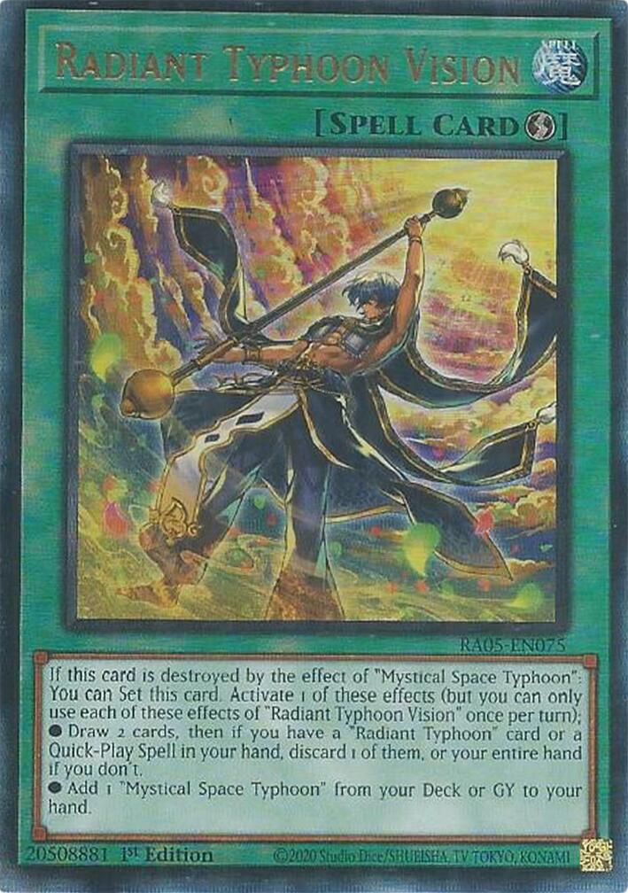 Radiant Typhoon Vision (Ultimate Rare) [RA05-EN075] Ultimate Rare | Exor Games Dartmouth