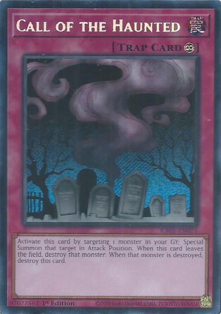 Call of the Haunted (Secret Rare) [RA05-EN076] Secret Rare | Exor Games Dartmouth