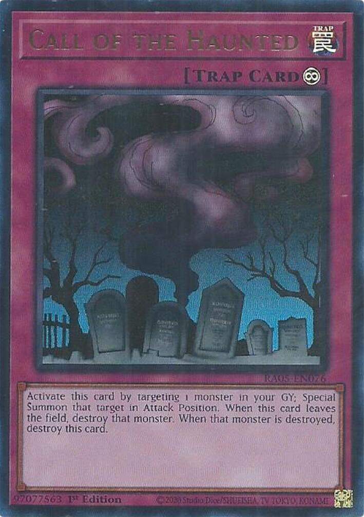 Call of the Haunted (Ultra Rare) [RA05-EN076] Ultra Rare | Exor Games Dartmouth