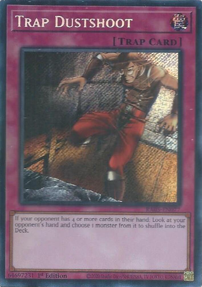 Trap Dustshoot (Secret Rare) [RA05-EN077] Secret Rare | Exor Games Dartmouth