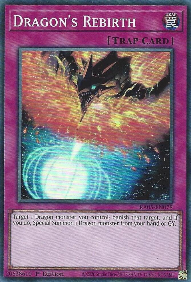 Dragon's Rebirth [RA05-EN078] Super Rare | Exor Games Dartmouth