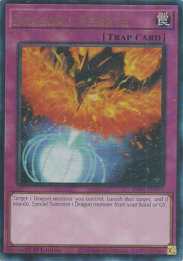 Dragon's Rebirth (Ultimate Rare) [RA05-EN078] Ultimate Rare | Exor Games Dartmouth