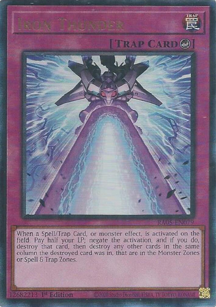 Iron Thunder (Ultimate Rare) [RA05-EN079] Ultimate Rare | Exor Games Dartmouth