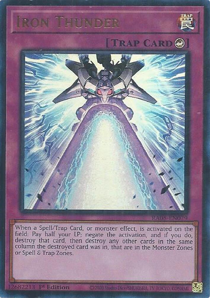 Iron Thunder (Ultra Rare) [RA05-EN079] Ultra Rare | Exor Games Dartmouth