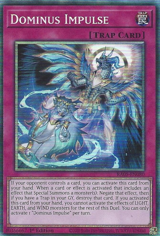 Dominus Impulse (Collector's Rare) [RA05-EN080] Collector's Rare | Exor Games Dartmouth