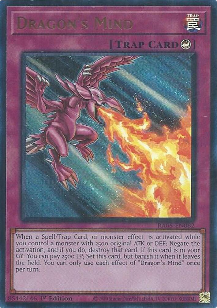 Dragon's Mind (Ultra Rare) [RA05-EN082] Ultra Rare | Exor Games Dartmouth