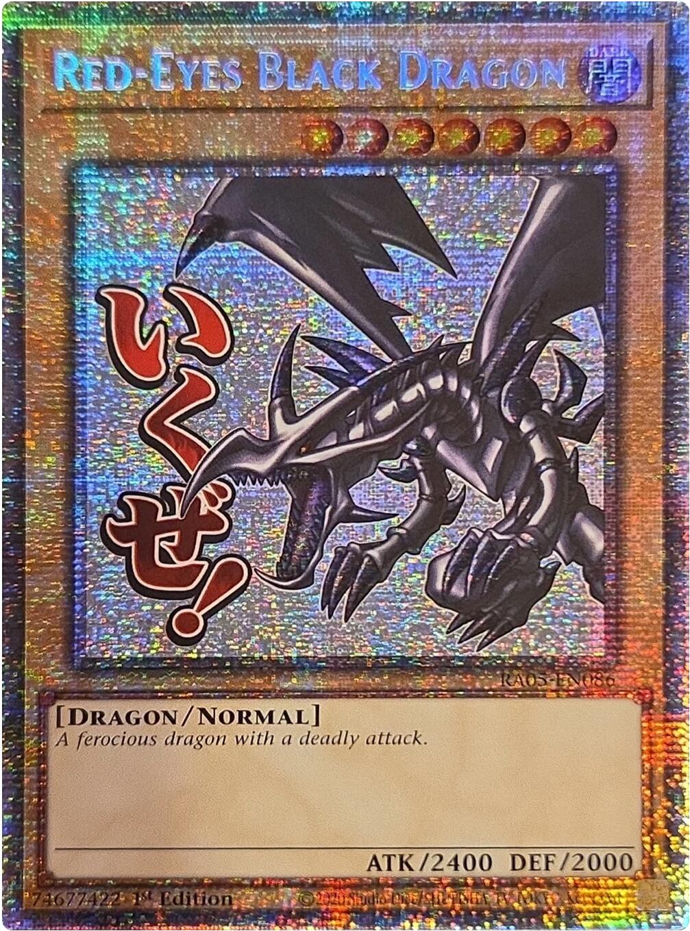 Red-Eyes Black Dragon (Starlight Rare) [RA05-EN086] Starlight Rare | Exor Games Dartmouth