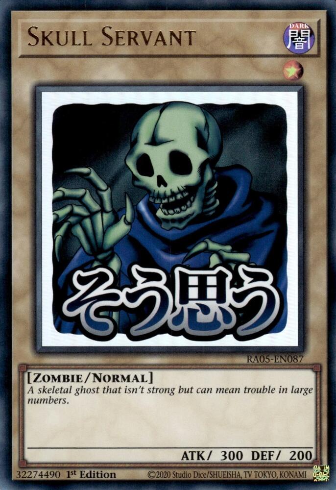 Skull Servant [RA05-EN087] Ultra Rare | Exor Games Dartmouth