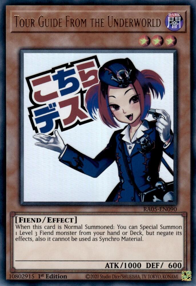 Tour Guide From the Underworld [RA05-EN090] Ultra Rare | Exor Games Dartmouth