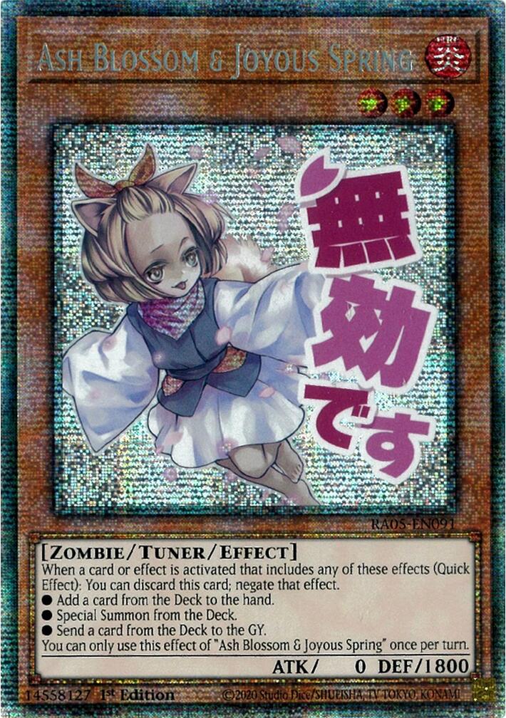 Ash Blossom & Joyous Spring (Starlight Rare) [RA05-EN091] Starlight Rare | Exor Games Dartmouth