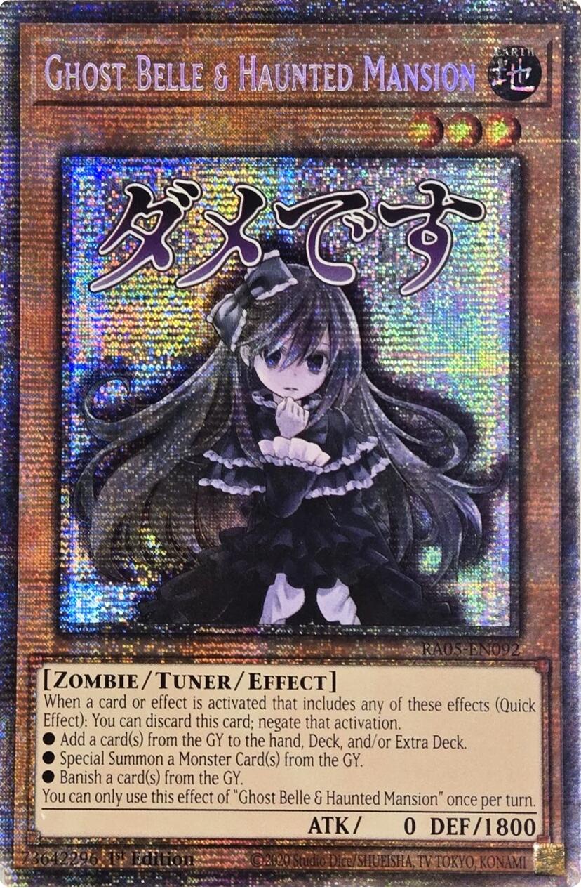 Ghost Belle & Haunted Mansion (Starlight Rare) [RA05-EN092] Starlight Rare | Exor Games Dartmouth
