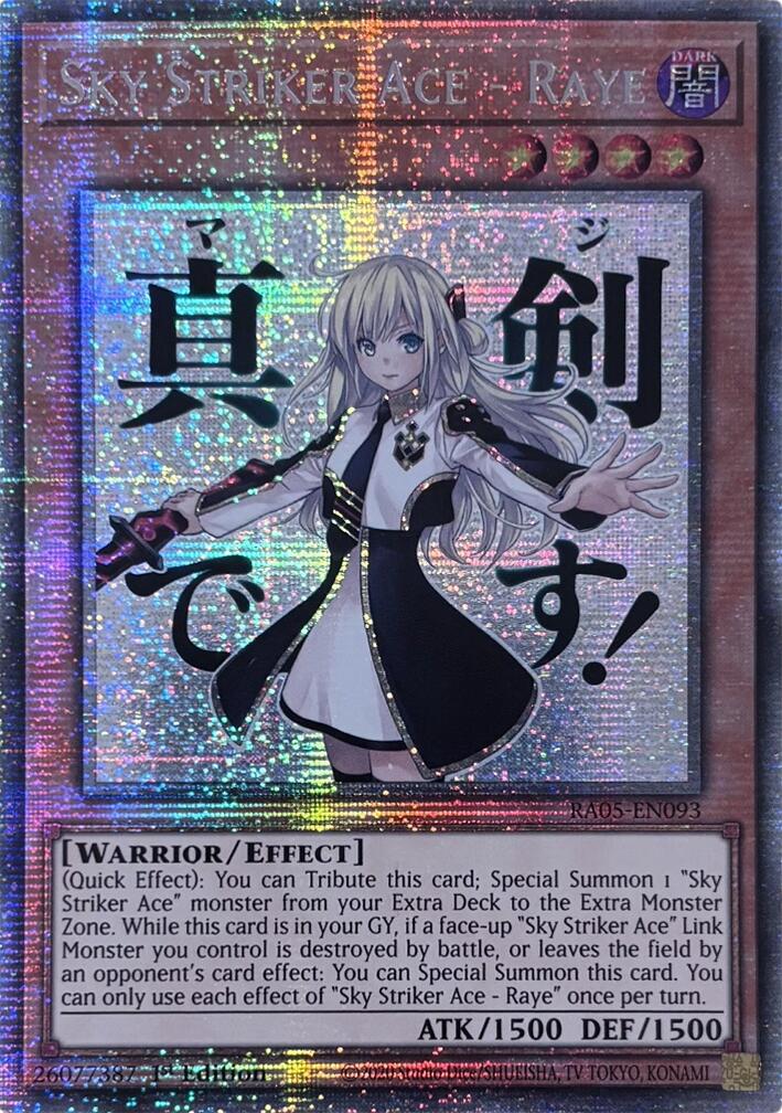 Sky Striker Ace - Raye (Starlight Rare) [RA05-EN093] Starlight Rare | Exor Games Dartmouth