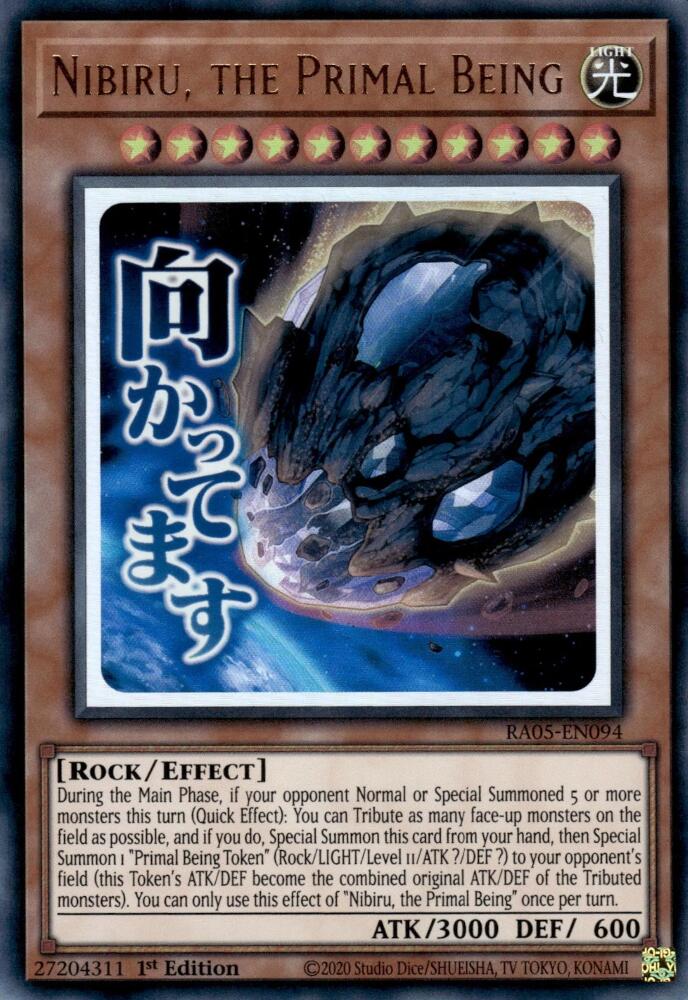 Nibiru, the Primal Being [RA05-EN094] Ultra Rare | Exor Games Dartmouth